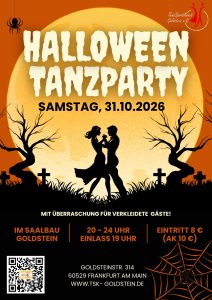 Poster Halloween Party TSK Goldstein 31.10.2026